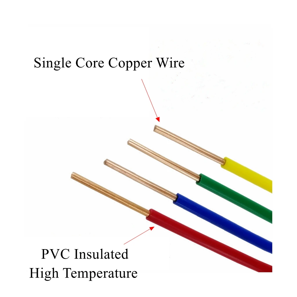 26AWG 0 12 мм BV одножильный проволочный ПВХ изолированный Электрический жесткий