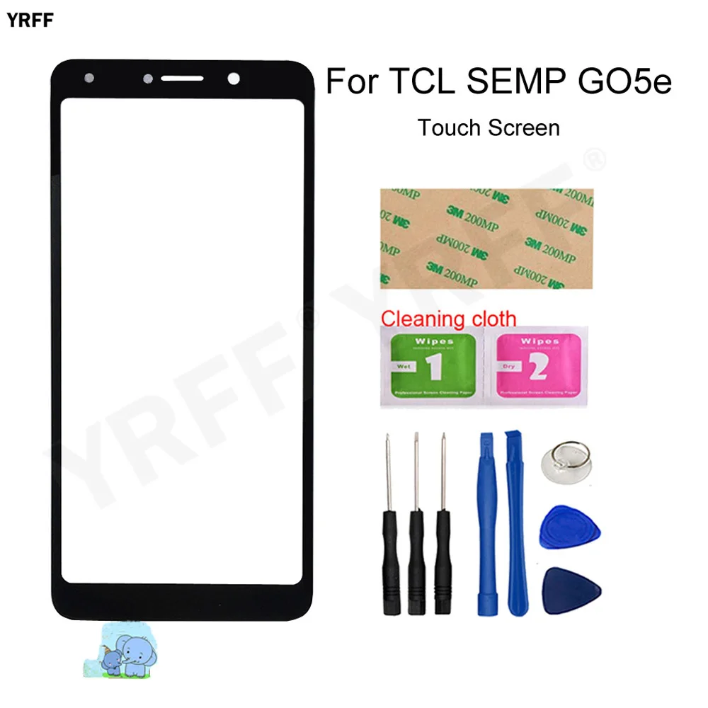 

Новый мобильный сенсорный экран s для TCL SEMP GO5e сенсорный экран дигитайзер Переднее стекло объектив сенсорная панель для телефона запасные ч...