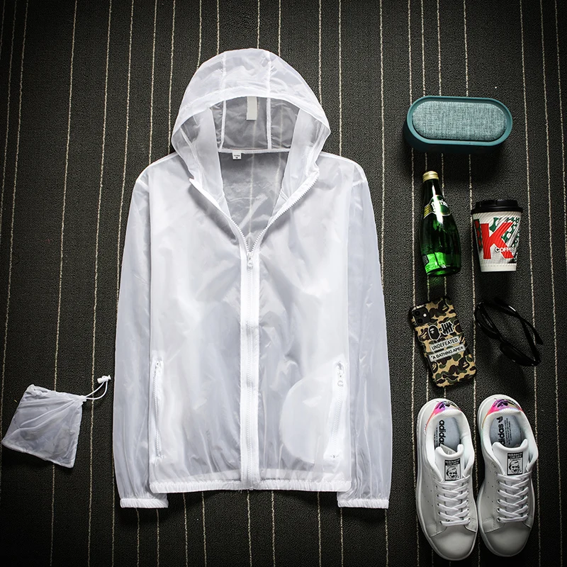 

LONGHENG Men's Brand Quick Dry Skin Coat Sunscreen Waterproof UV Women thin Army Outwear Ultra-Light Windbreake Jacket 3XLYA105