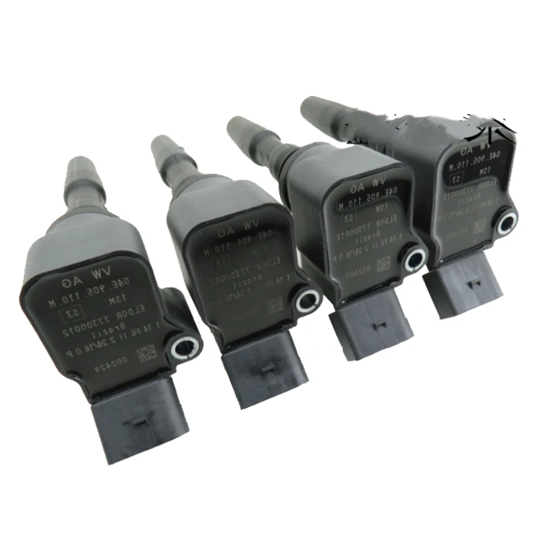 Набор для ремонта катушек зажигания двигателя 4 шт. VW Golf Jetta Polo 6R Audi A3 Skoda Seat 04E 905 110 B