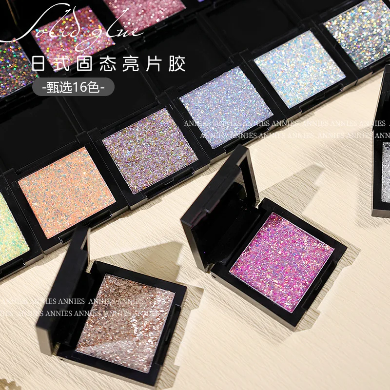 

Japanese UV solid sequins nail Gel 2021 color flash Diamond Nail Art Polish Sparkly Varnish Gel Nail Polish Led UV Gel Polish 1