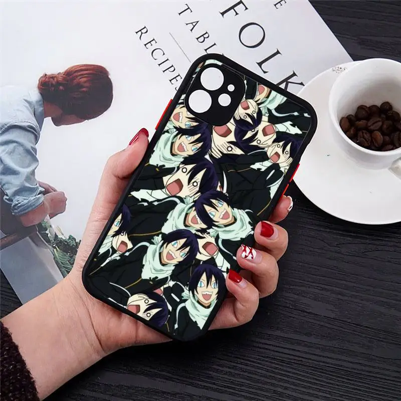 

Yato Noragami Anime Phone Case matte transparent For iphone 7 8 11 12 plus mini x xs xr pro max cover