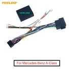 FEELDO автомобиля 16pin аудио жгут проводов с Canbus коробка для Mercedes-Benz A-Class послепродажного стерео Установка провод адаптер
