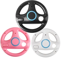 2pcsset game racing steering wheel for nintendo wii for mari kart remote controller mulit colors