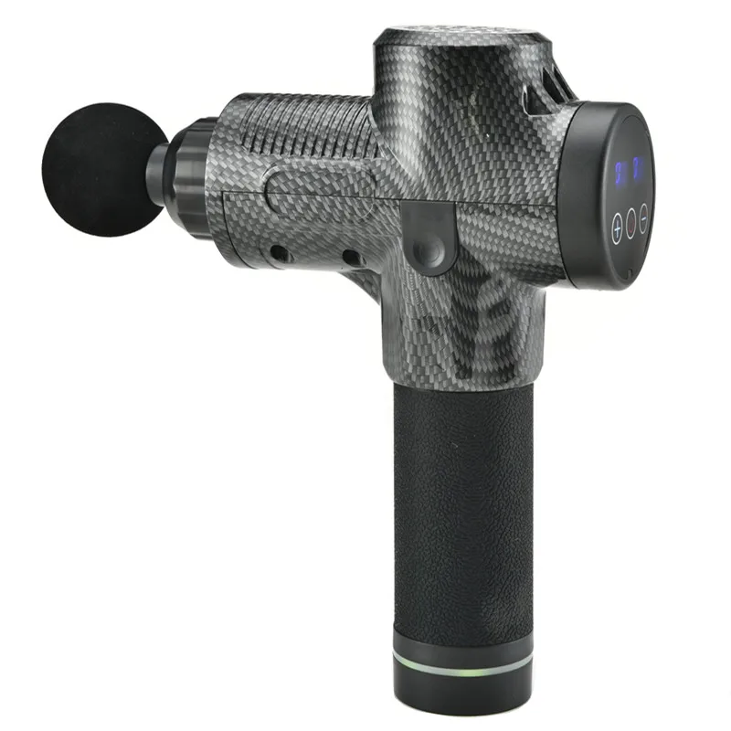 Подробная информация о 30-скоростном массажном пистолете с ЖК-дисплеем ударный