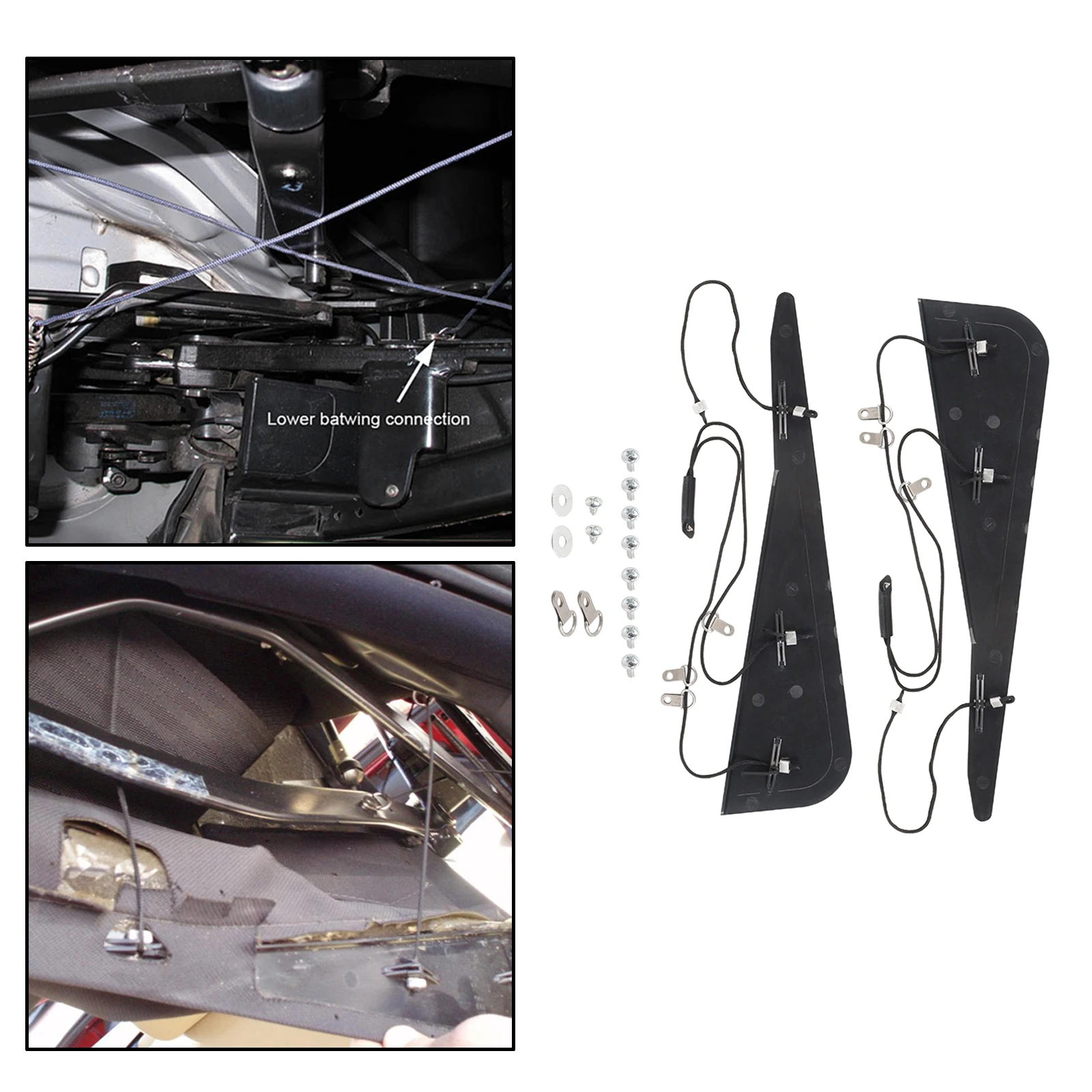 

1Pair Convertible Top C Column Repair Kit 54317135351 for BMW E46 323ci 325Ci 330Ci 2000-2006 Car Repair Tools