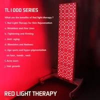 rohs ce medical equipment 300w 800w 1000w 660 nm 850 nm red led light therapy for skinacnewrinkle