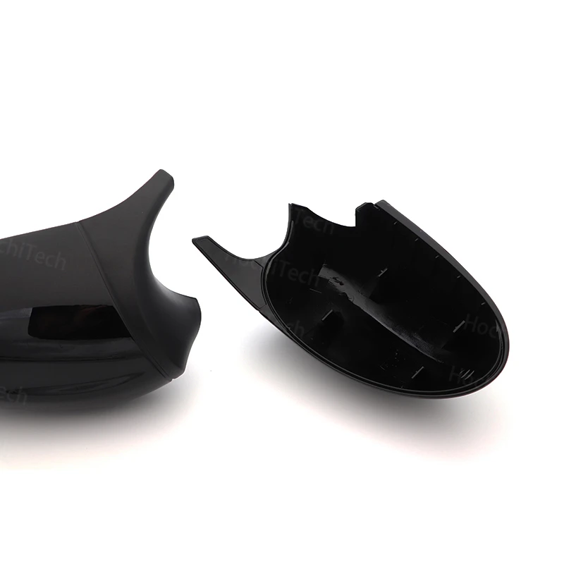 

High Quality 2pcs Car Replacement Rearview Mirror Cover Caps Glossy Black for BMW 1 Series E87 2004 2005 2006 M Style