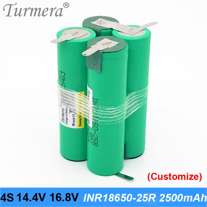 

Аккумулятор 4s 18650 мА · ч, аккумулятор 25R 2500 20 А, 18650 в, 16,8 в, сварочный Аккумулятор для шуруповерта
