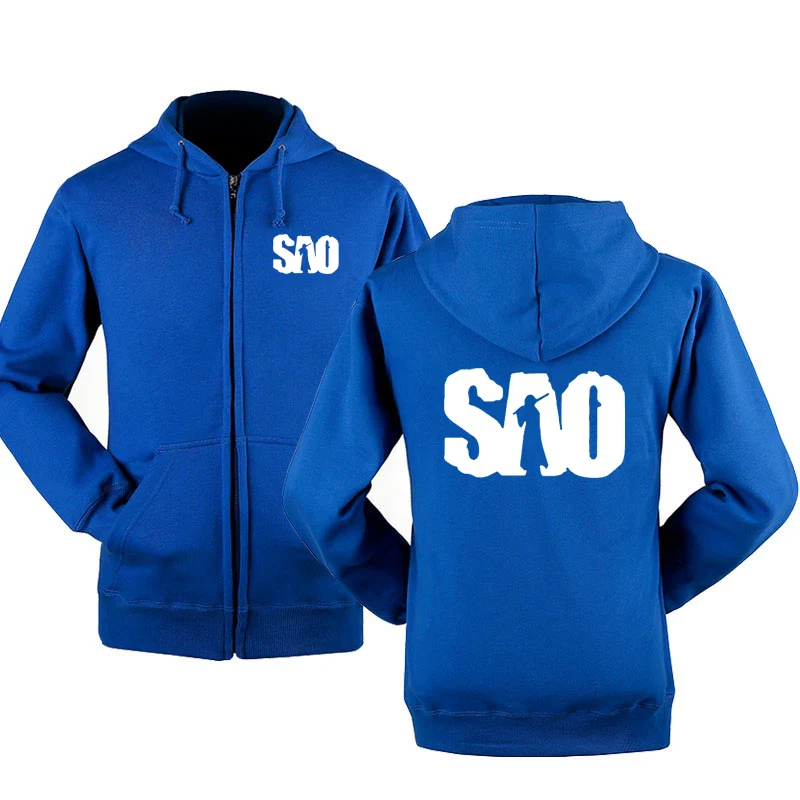 

2021 SAO Sword Art Online Hoodies Men Harajuku Sweatshirt Anime Fans Clothes Fleece Zipper Hooded Tracksuit Male Casual Hoody