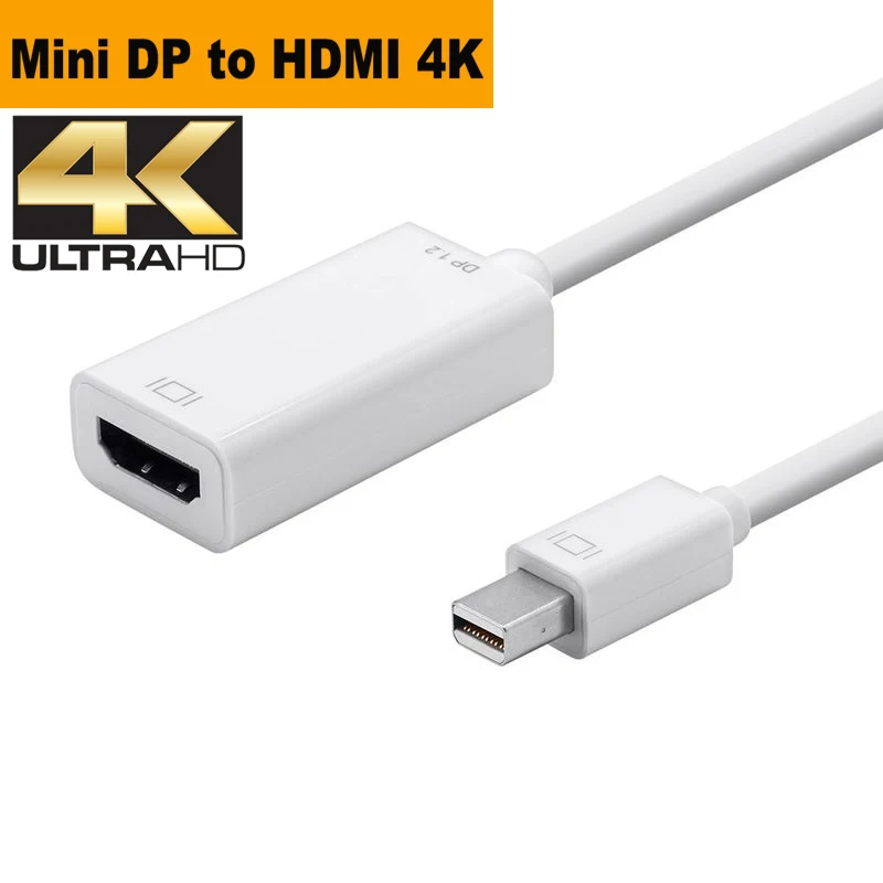 Адаптер Macbook pro HDMI 4K Mini DP к hdmi vga адаптер mac Thunderbolt 2 dvi для apple | Электроника