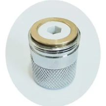 M24 Male Silver Латунный двухфункциональный водосберегающий кран аэратор с водяным туманом аксессуары для кухонного смесителя - Цвет: M24 Male Silver