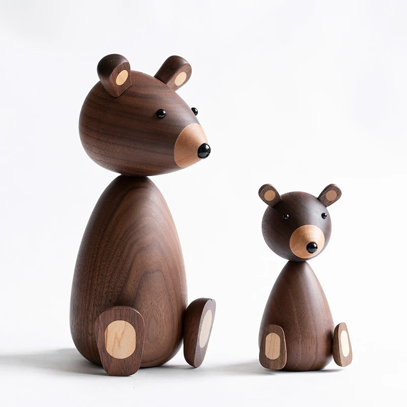 

Россия, Маленький коричневый медведь, деревянные статуэтки животных, деревянные поделки, милые подарки, декор на стол, украшение для дома