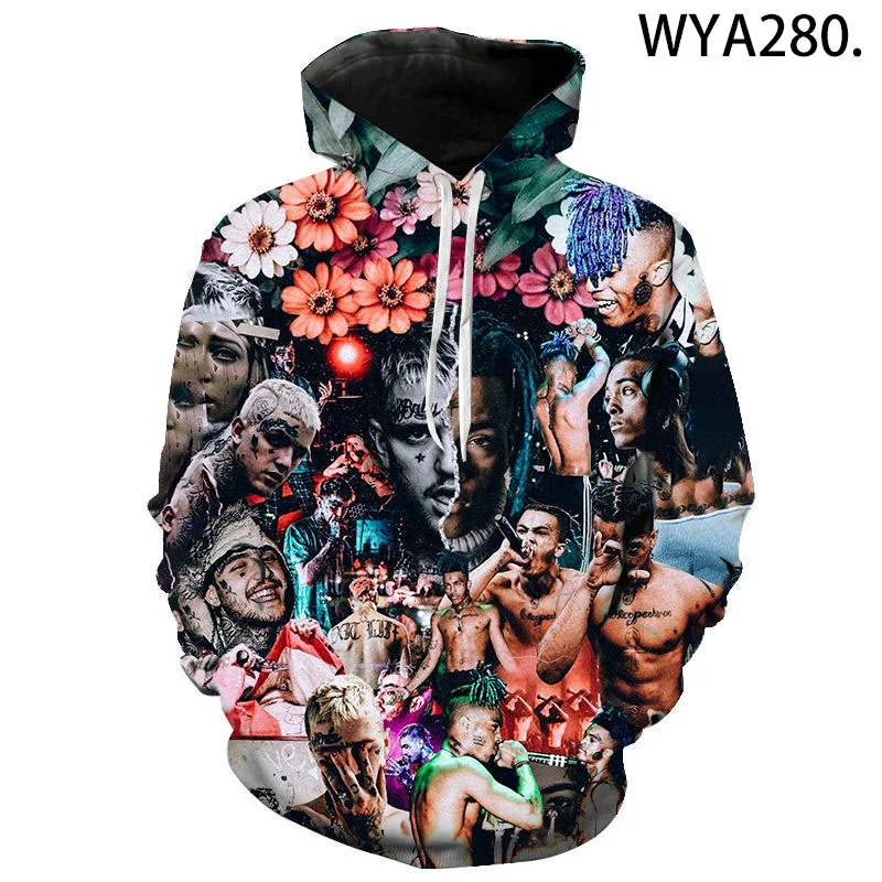 

3D Printed Spring And Fall Sweatshirts Xxxtentacion Men Women Children Hoodies Long Sleeve Fashion Boy Girl Kids Streetwear Tops