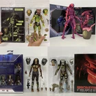 NECA инопланетный воин фигура хищника Охотник джунглей демонов разблокированная в маске Золотая экшн-фигурка Kenner Leader Clan Chief Lab Escape