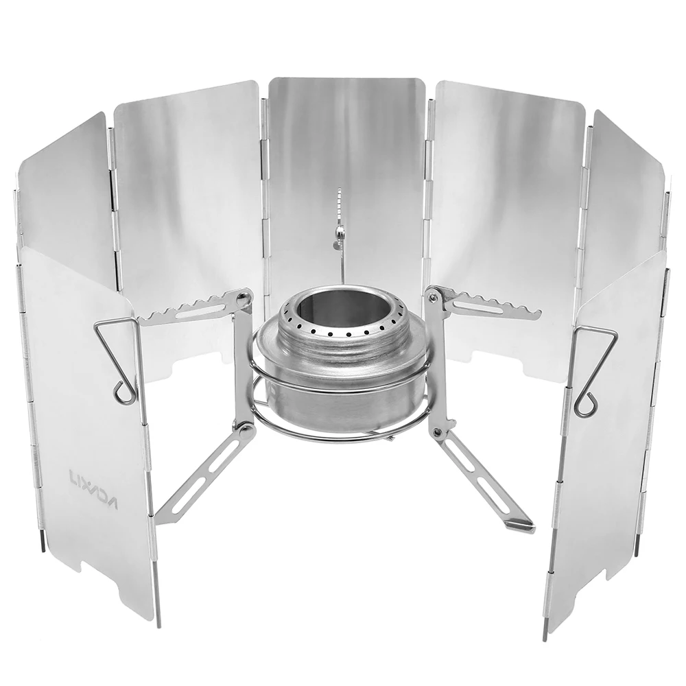 Портативная мини плита из алюминиевого сплава для пикника приготовления барбекю