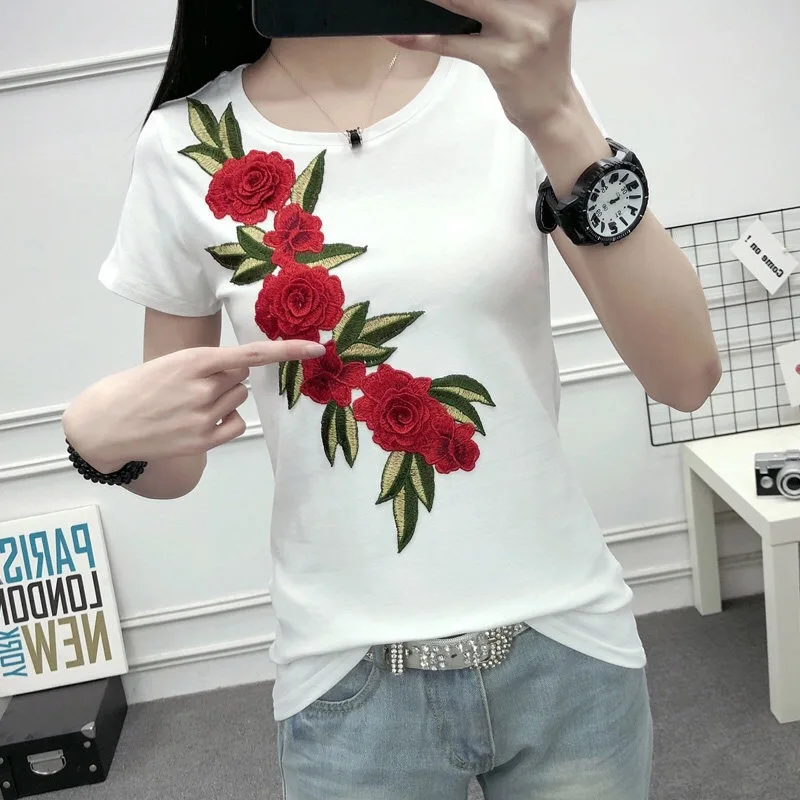 1 шт. вышитая Цветочная нашивка аппликация значок для шитья Ремесло Вышивка