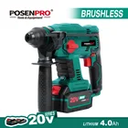 Аккумуляторный перфоратор POSENPRO, 1.7J, для сверления стали, бетона, дерева, 20 в