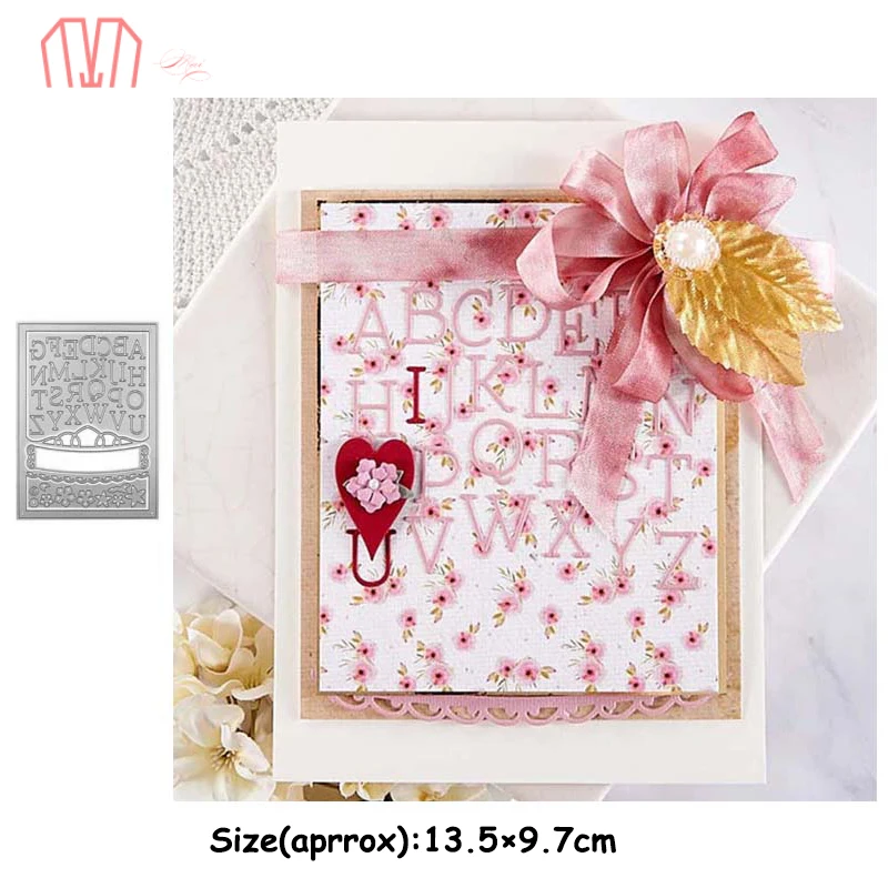 Маи буквенная коробка металлические режущие штампы трафареты для DIY