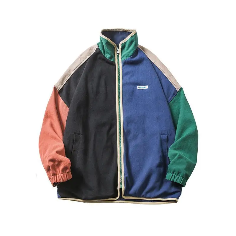 

Классная ретро куртка в стиле Харадзюку, повседневная куртка, зимнее пальто, мужская бейсбольная куртка в стиле хип-хоп, модная куртка, улич...