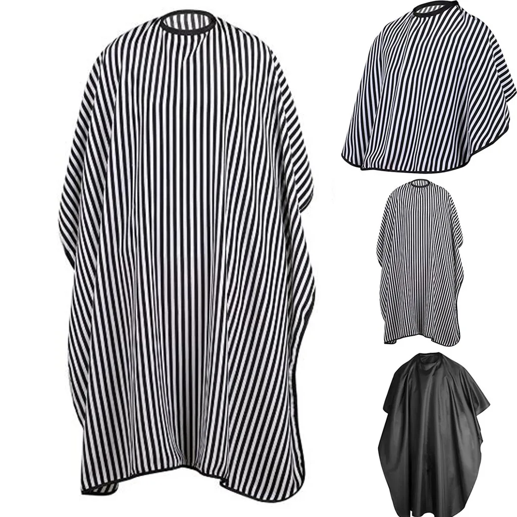 Регулируемый Черный и белый полосатый Парикмахерская для стрижки