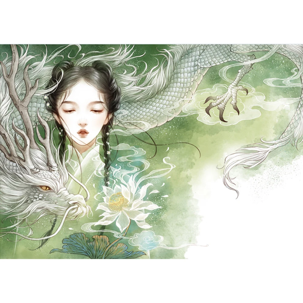 

2Pcs/Set Chinese Ancient 104 Movie Comics Beautiful Illustrations Illustration Set Painting Drawing Book Adult Coloring Book