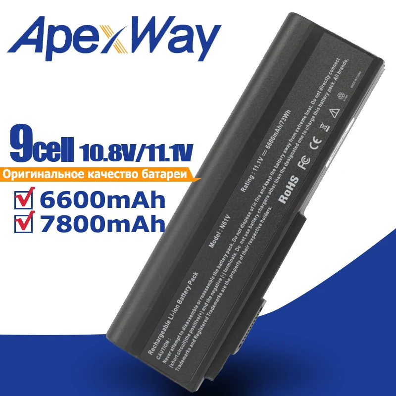 Аккумулятор для ноутбука Asus X57 G50 V50V M50 M50V M50Q M50Sa M50Sr M50Sv M51E M51Kr M51Se M51Sn M51Sr|laptop battery|battery