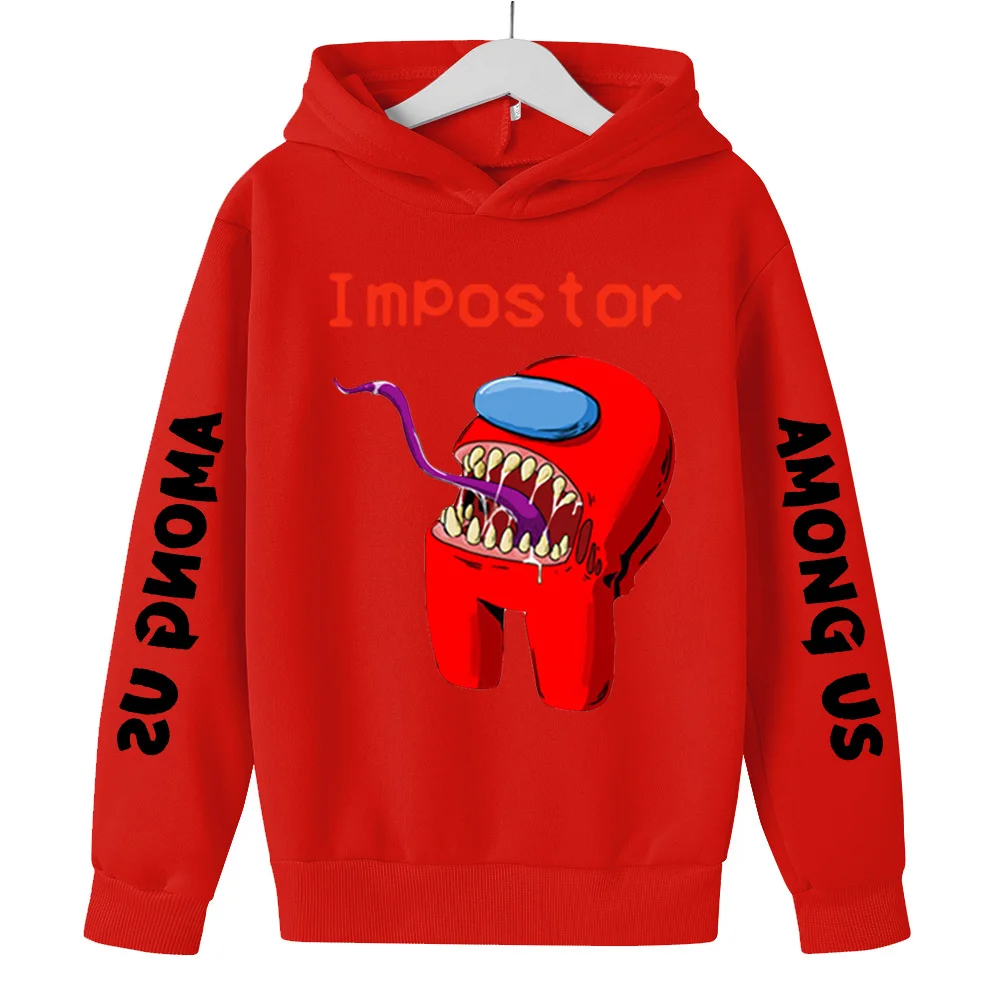 

Harajuku Game Among Us Hoodies Winter Cartoon Imposter Anime Graphic Cartoon Sweatshirt Fashion Hip Hop Kawaii Print Streetwear