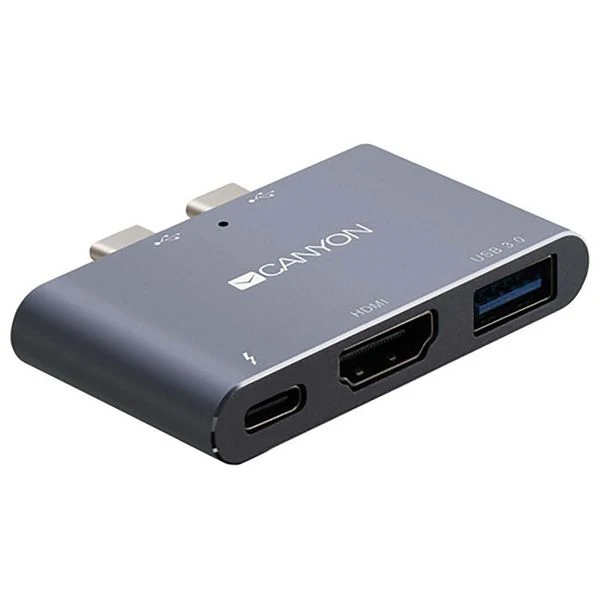 USB Hub CANYON CNS TDS01DG 3 порта (Thunderbolt 3.0 HDMI)|Док-станции для ноутбуков| |