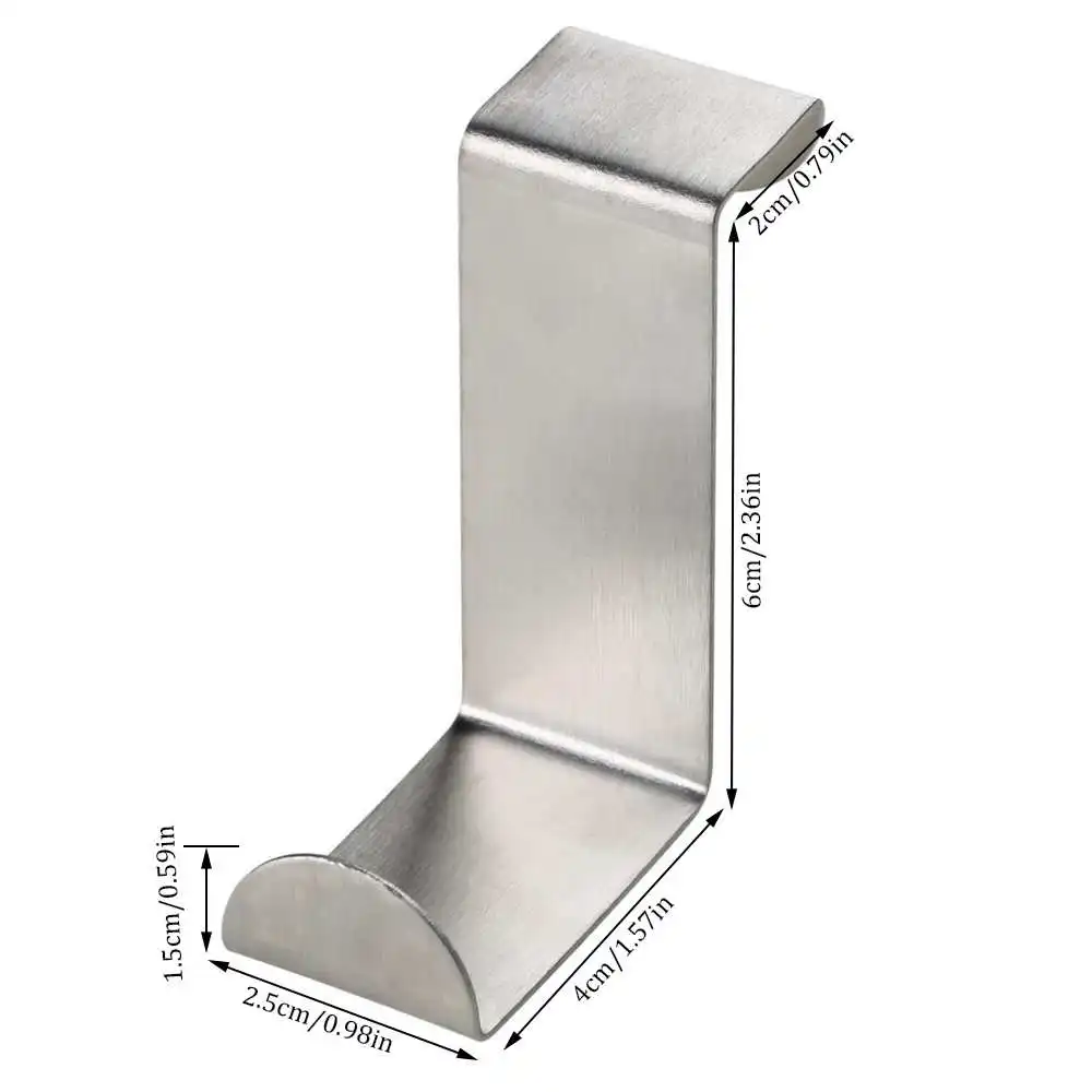 2 шт. крючок для домашней кухни из нержавеющей стали самодержатель вешалка одежды