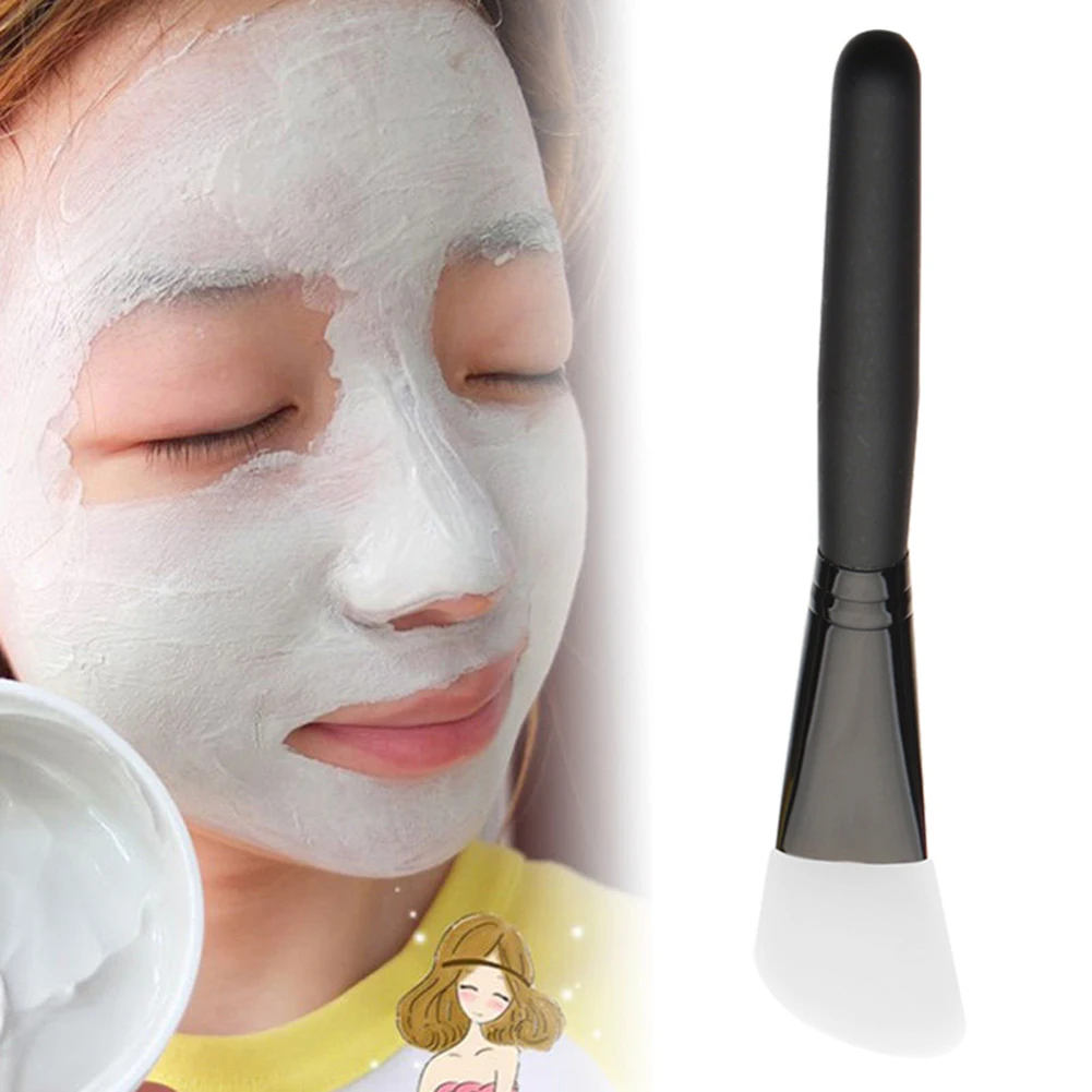Flat Facial Mud Mask Brush Silicone Blush Foundation Skin Face Care Cosmetic Applicator High Quality Makeup Brushes & Tools | Красота и