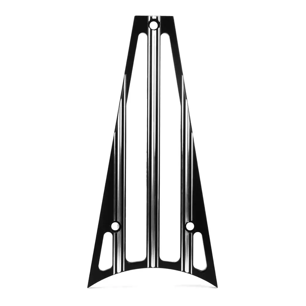 Черный хромированный чехол для решетки радиатора с ЧПУ harley road king street glide 2014-2016 -