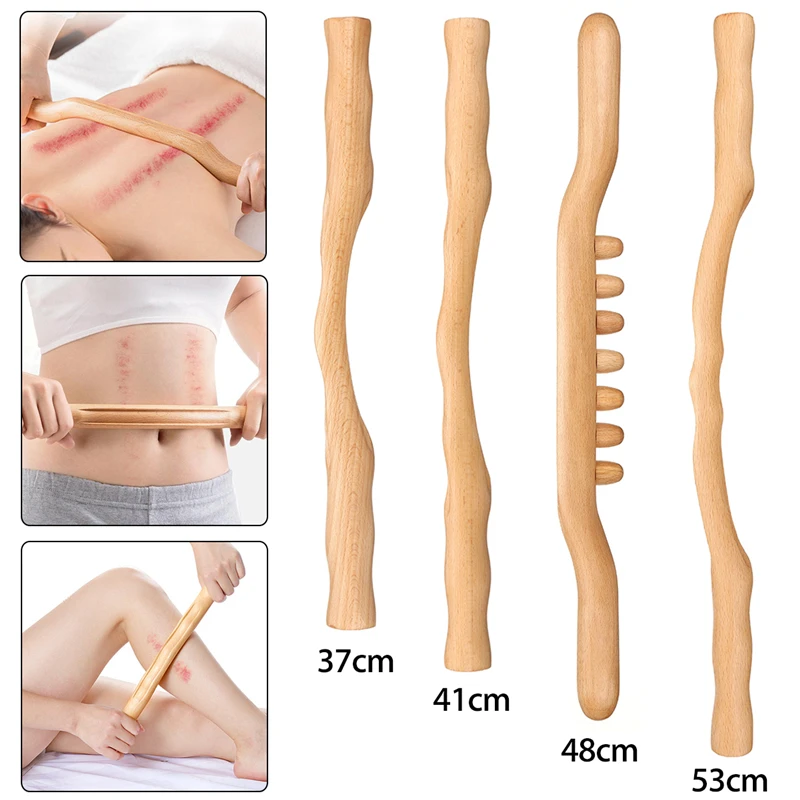 4 шт. деревянные палочки для Массажа Гуаша | Красота и здоровье
