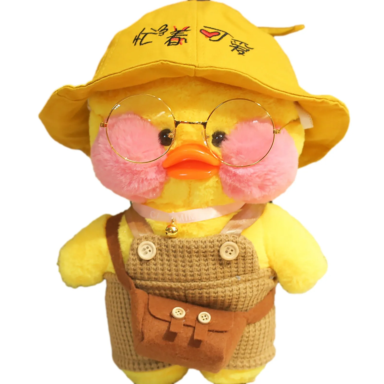 

New Year Gift Cute LaLafanfan Cafe Duck Plush Toys Stuffed Soft Kawaii Animal Duck DollPillow Birthday Gifts for Kids Children