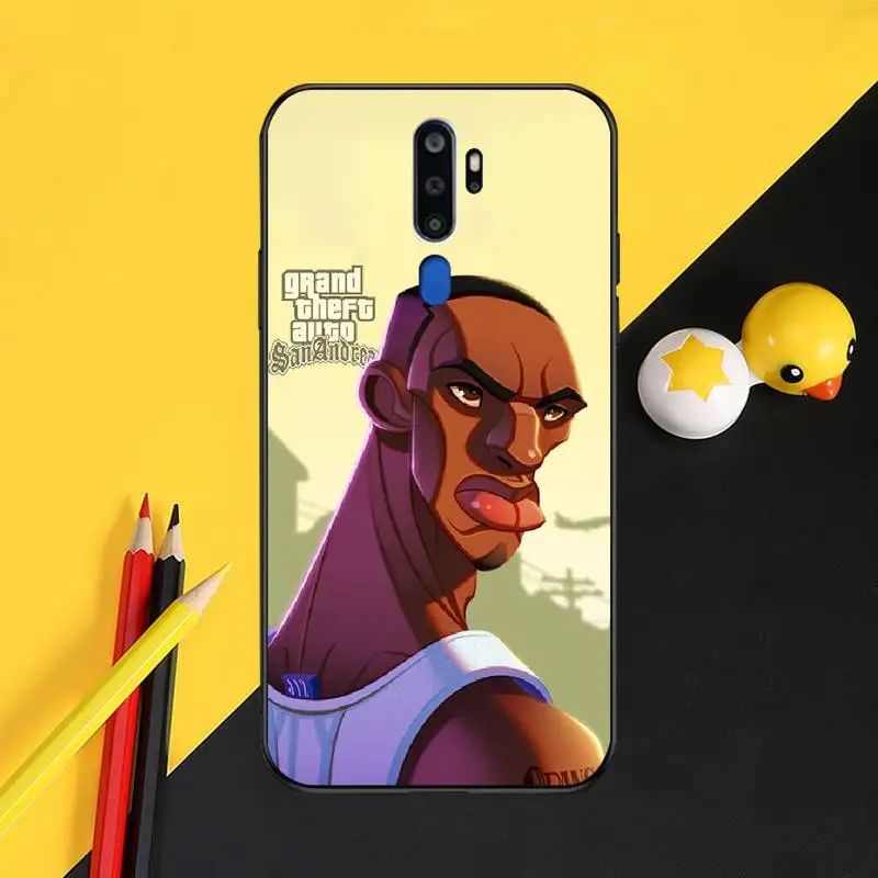 PENGHUWAN Горячая Grand Theft Auto GTA 5 DIY чехол для телефона с рисунком в виде ракушки Oppo A5 A9 2020