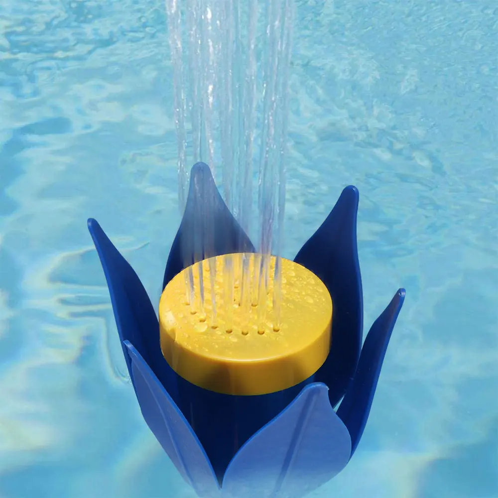 

Swimming Pool Fountain Waterfall Water Spray Sprinkler Lotu Shape Stand Bracket Tool Landscape Equipment Lotus Waterfall Sprayer