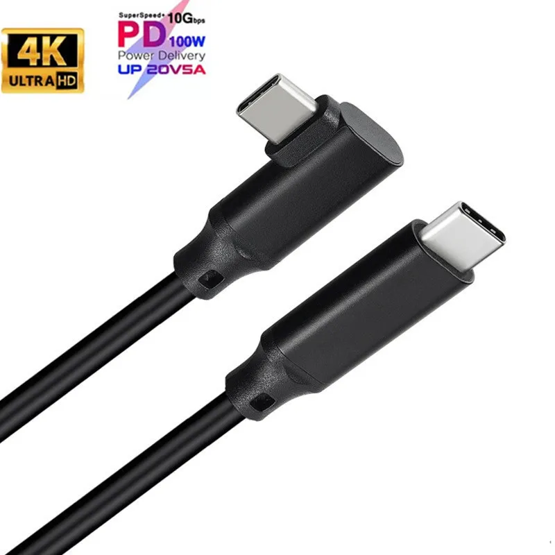 Кабель USB C-USB Type C для Samsung S20 PD, 100 Вт, 5a, 4K, 10 ГБ