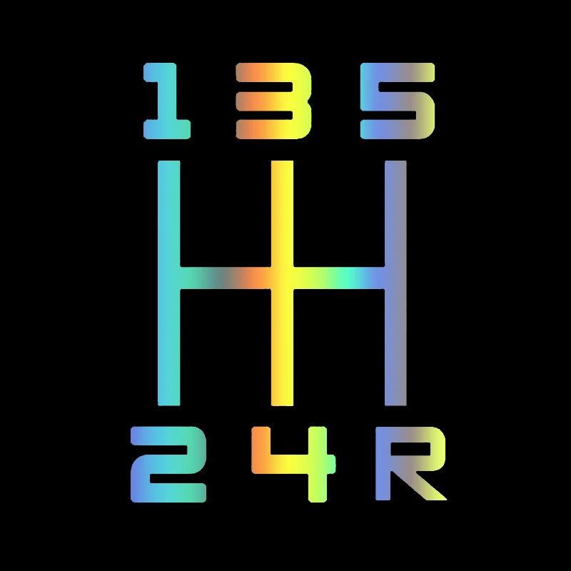 

S51420# Various Sizes/Colors Car Stickers Vinyl Decal New Learning to Drive in Gear Motorcycle Decorative Accessories Creative