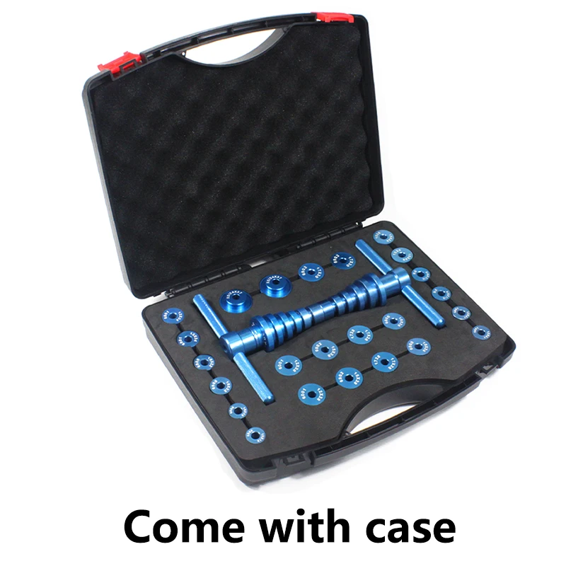 

Набор инструментов для установки и снятия подшипника велосипедной ступицы, комплект для установки нижнего кронштейна, инструмент для снят...