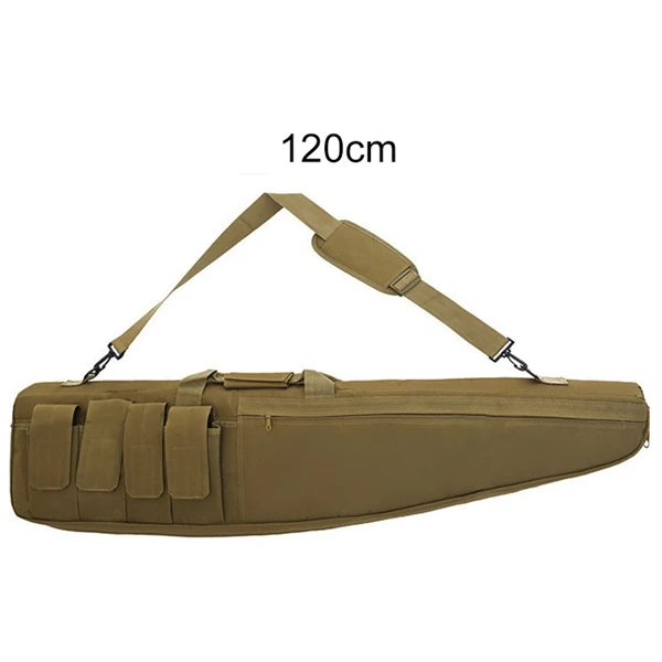 Tan 120cm 70 100 120 см охотничья сумка страйкбол военный снайперский Пистолет Чехол для переноски винтовки армейский боевой карабин наплечный рюкзак Охотничьи аксессуары - Цвет: Tan 120cm