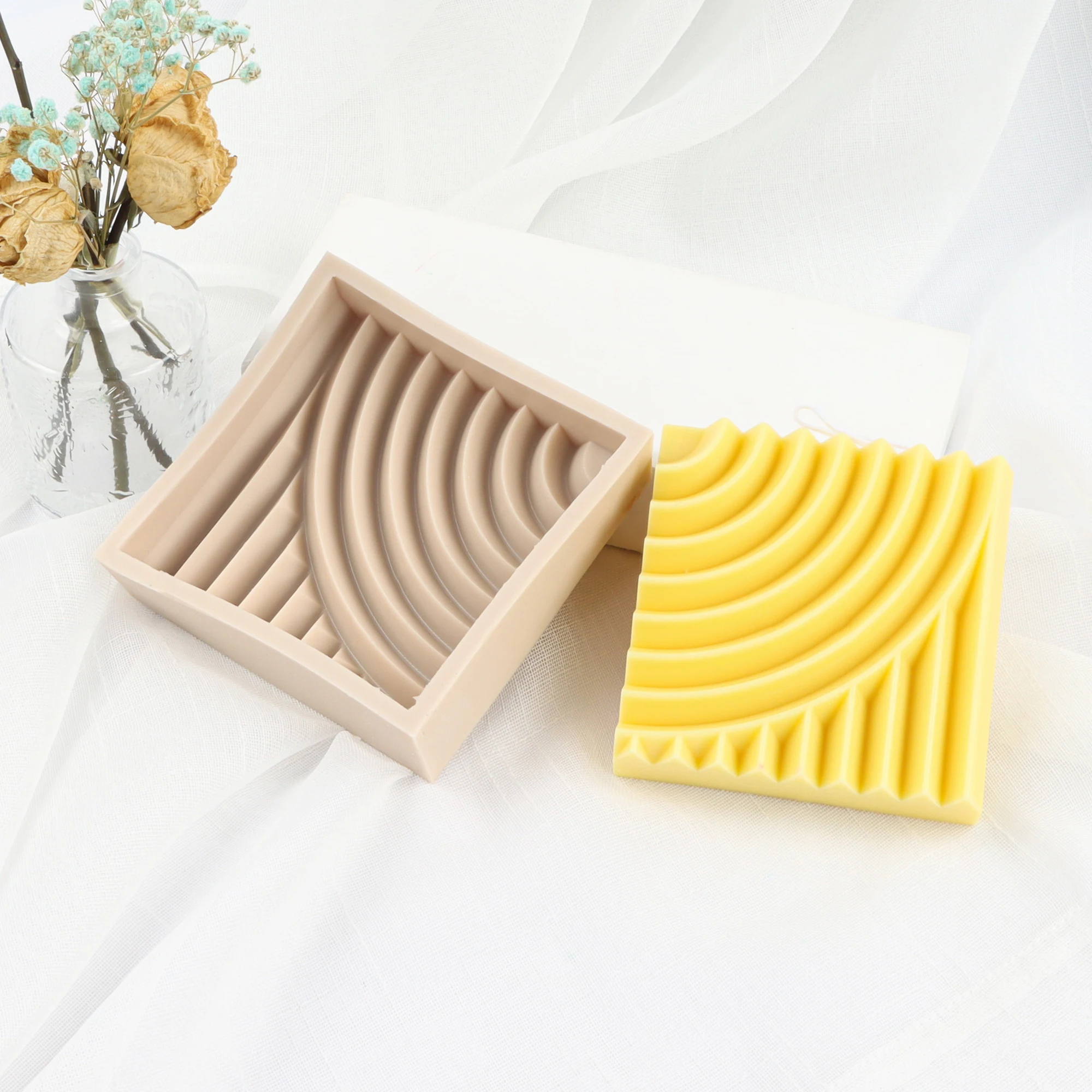 Силиконовая форма для мыла различные формы волнистое мыло крученая чаша