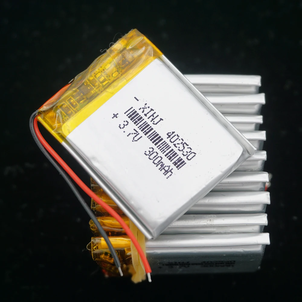 XINJ 3,7 V 300mAh LiPo литиевая полимерная аккумуляторная батарея Lipo 402530 для gps Sat Nav Автомобильная камера dvc DVR рекордер для вождения DIY