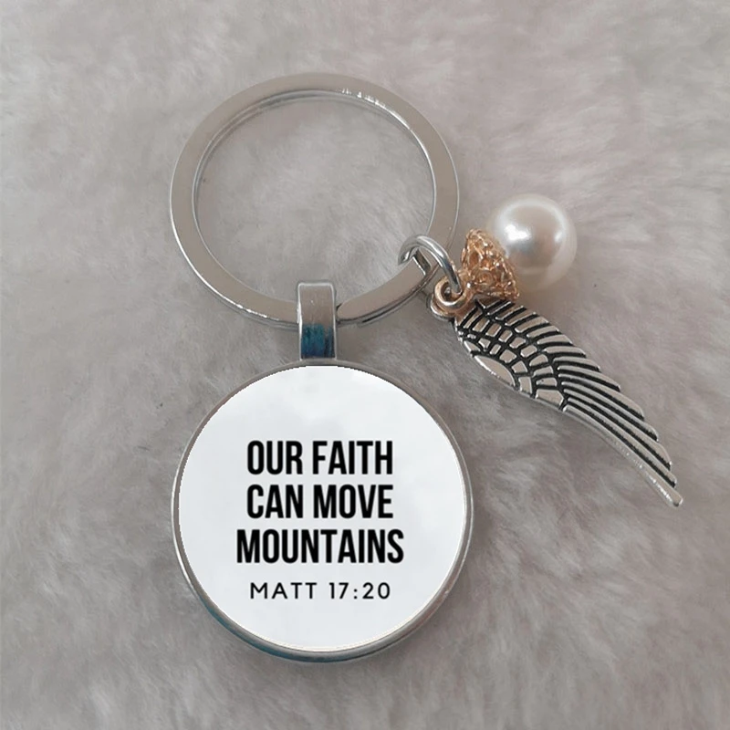 Брелок для ключей с текстом Библии верный брелок цитатой из христианские