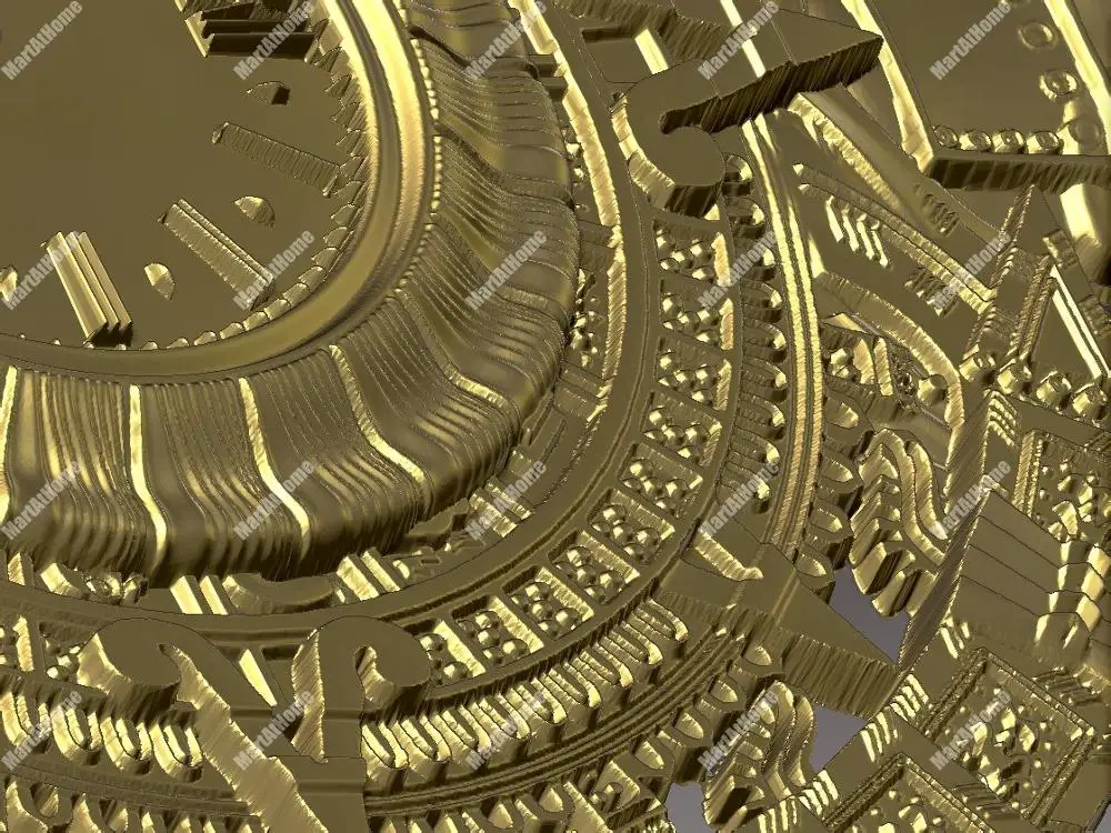 Maya часы 3D STL модель для ЧПУ гравировки и печати рельеф поддержка ZBrush Artcam Aspire