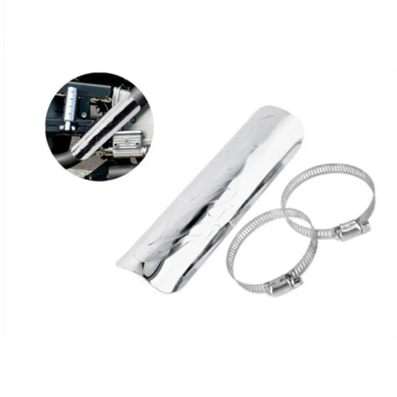 Мотоцикл 9 ''пламя Глушитель Трубы тепловой щит крышка пятки защита скутер