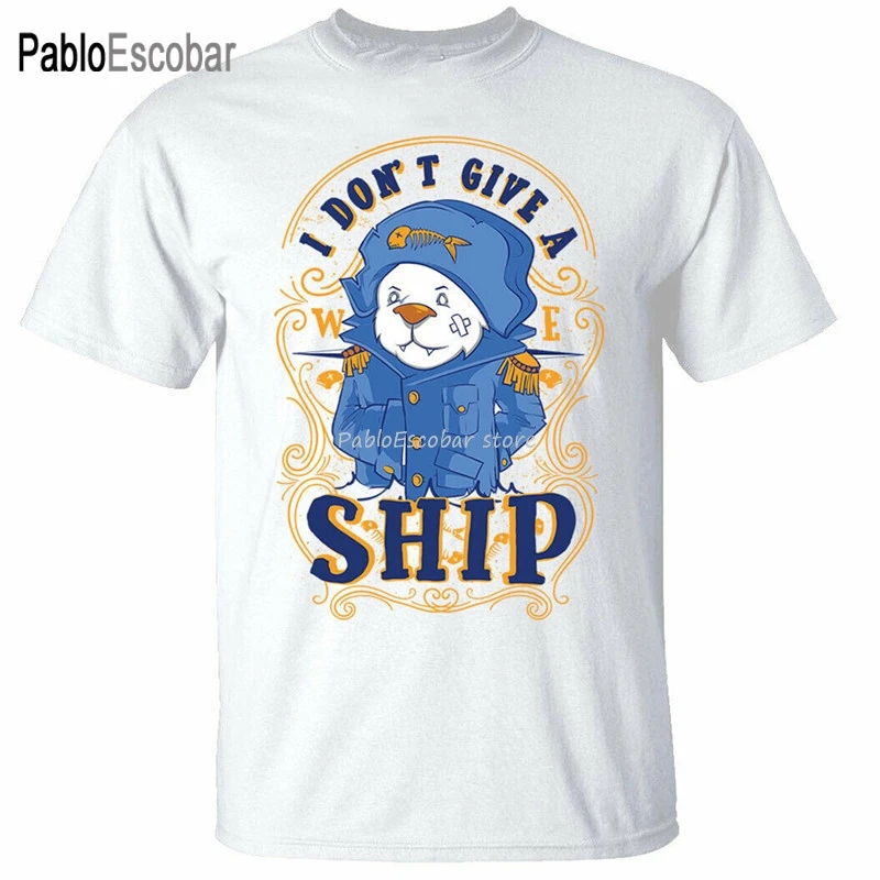 

Мужская футболка с надписью «I't Give A Ship»