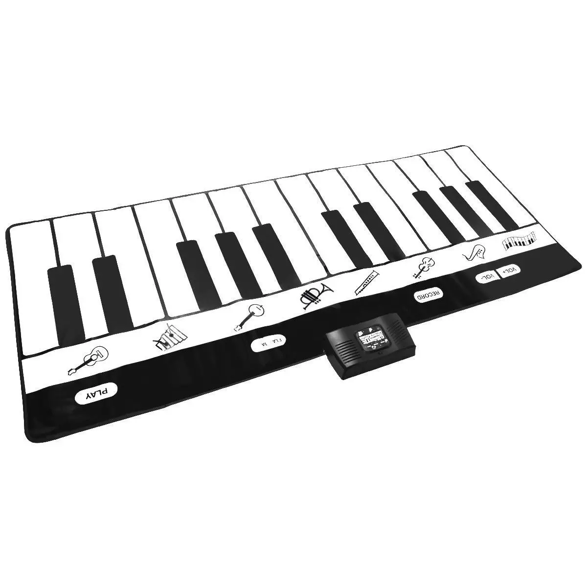 

24 Key Gigantic Piano Keyboard Dance Play Mat w/8 Instrument Settings Kids Gift
