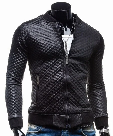Zogaa мужские кожаные куртки тонкая сетка Толстая Повседневная стойка воротник