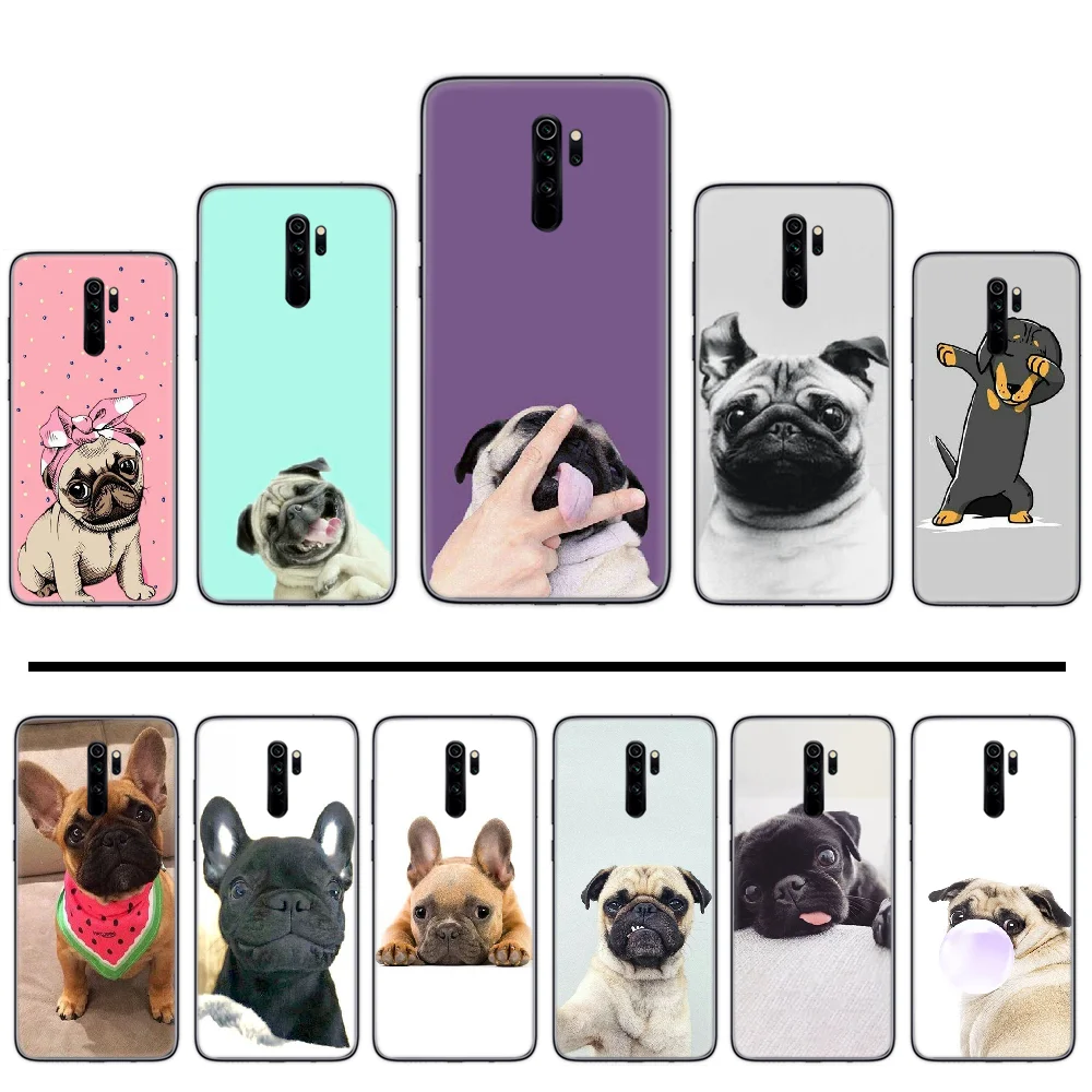 Мягкий силиконовый черный чехол для телефона Xiaomi Redmi Note 4 4x5 6 7 8 pro S2 PLUS 6A PRO |