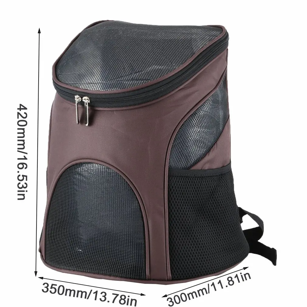 

Outdoor Pet Backpack Double Shoulder Bag Backpack Pet Travel Dogs Cat Mesh Windows Carrier Bags for Cats Dogs